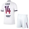 Officiële Voetbalshirt + Korte Broek Paris Saint-Germain Desire Doue 14 Uit 2026-27 - Kids Officiële Voetbalshirt + Korte Broek Paris Saint-Germain Desire Doue 14 Uit 2026-27 - Kids