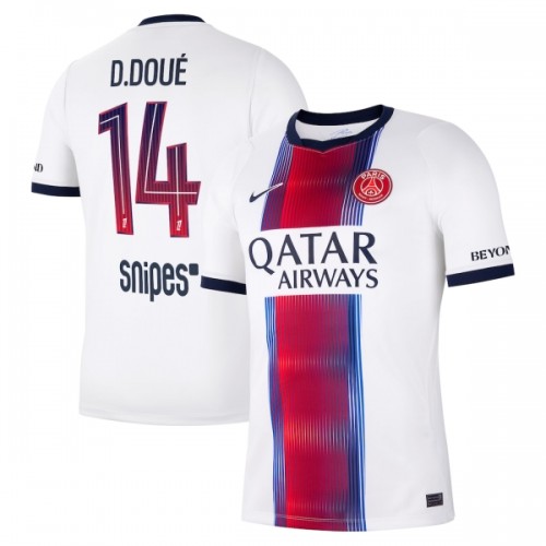 Officiële Voetbalshirt Paris Saint-Germain Desire Doue 14 Uit 2026-27 - Heren Officiële Voetbalshirt Paris Saint-Germain Desire Doue 14 Uit 2026-27 - Heren