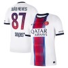 Officiële Voetbalshirt Paris Saint-Germain Joao Neves 87 Uit 2026-27 - Heren Officiële Voetbalshirt Paris Saint-Germain Joao Neves 87 Uit 2026-27 - Heren