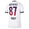 Officiële Voetbalshirt Paris Saint-Germain Joao Neves 87 Uit 2026-27 - Heren