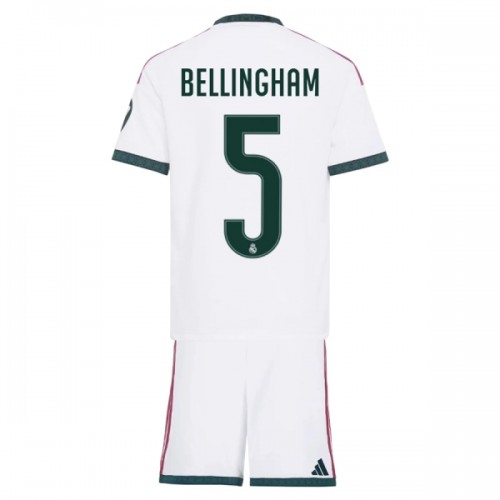 Officiële Voetbalshirt + Korte Broek Real Madrid Bellingham 5 Thuis 2026-27 - Kids Officiële Voetbalshirt + Korte Broek Real Madrid Bellingham 5 Thuis 2026-27 - Kids