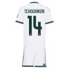 Officiële Voetbalshirt + Korte Broek Real Madrid Tchouameni 14 Thuis 2026-27 - Kids Officiële Voetbalshirt + Korte Broek Real Madrid Tchouameni 14 Thuis 2026-27 - Kids
