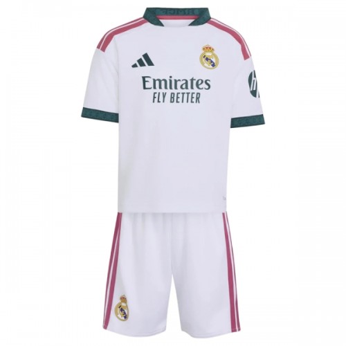 Officiële Voetbalshirt + Korte Broek Real Madrid Thuis 2026-27 - Kids Officiële Voetbalshirt + Korte Broek Real Madrid Thuis 2026-27 - Kids
