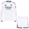 Officiële Voetbalshirt + Korte Broek Real Madrid Thuis 2026-27 Lange Mouw - Kids Officiële Voetbalshirt + Korte Broek Real Madrid Thuis 2026-27 Lange Mouw - Kids