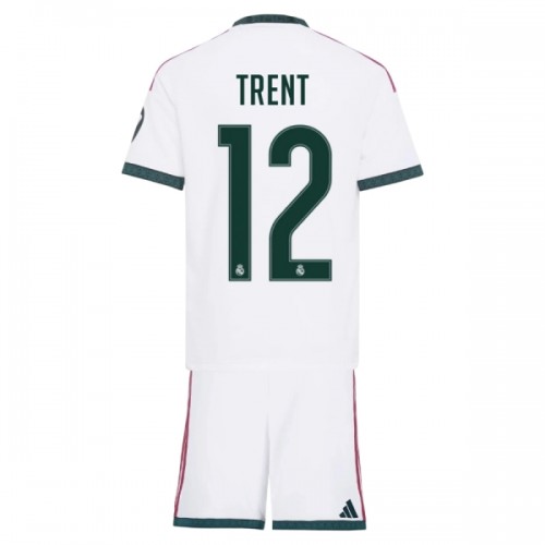 Officiële Voetbalshirt + Korte Broek Real Madrid Trent Alexander-Arnold 12 Thuis 2026-27 - Kids Officiële Voetbalshirt + Korte Broek Real Madrid Trent Alexander-Arnold 12 Thuis 2026-27 - Kids
