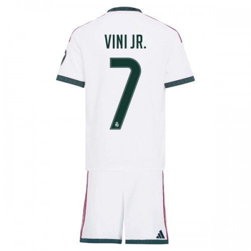Officiële Voetbalshirt + Korte Broek Real Madrid Vini JR 7 Thuis 2026-27 - Kids Officiële Voetbalshirt + Korte Broek Real Madrid Vini JR 7 Thuis 2026-27 - Kids