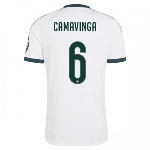 Officiële Voetbalshirt Real Madrid Camavinga 6 Thuis 2026-27 - Heren Officiële Voetbalshirt Real Madrid Camavinga 6 Thuis 2026-27 - Heren
