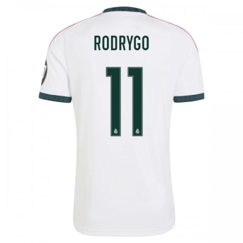 Officiële Voetbalshirt Real Madrid Rodrygo 11 Thuis 2026-27 - Heren Officiële Voetbalshirt Real Madrid Rodrygo 11 Thuis 2026-27 - Heren