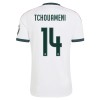 Officiële Voetbalshirt Real Madrid Tchouameni 14 Thuis 2026-27 - Heren Officiële Voetbalshirt Real Madrid Tchouameni 14 Thuis 2026-27 - Heren