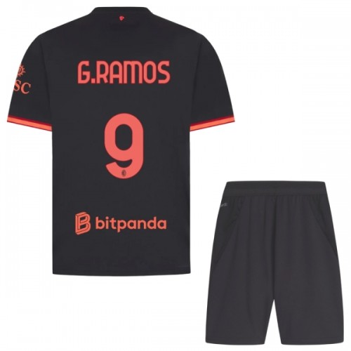 Officiële Voetbalshirt + Korte Broek AC Milan G. Ramos 9 Derde 2026-27 - Kids Officiële Voetbalshirt + Korte Broek AC Milan G. Ramos 9 Derde 2026-27 - Kids