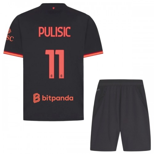 Officiële Voetbalshirt + Korte Broek AC Milan Pulisic 11 Derde 2026-27 - Kids Officiële Voetbalshirt + Korte Broek AC Milan Pulisic 11 Derde 2026-27 - Kids