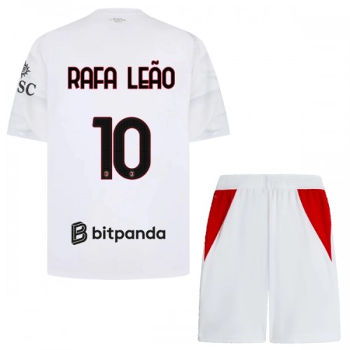 Officiële Voetbalshirt + Korte Broek AC Milan Rafael Leao 10 Uit 2026-27 - Kids Officiële Voetbalshirt + Korte Broek AC Milan Rafael Leao 10 Uit 2026-27 - Kids