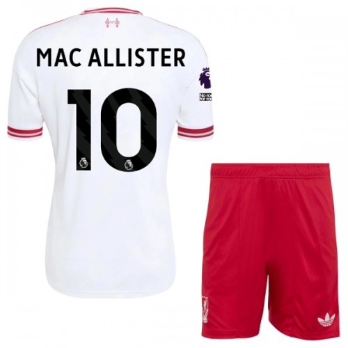Officiële Voetbalshirt + Korte Broek Liverpool Mac Allister 10 Uit 2026-27 - Kids Officiële Voetbalshirt + Korte Broek Liverpool Mac Allister 10 Uit 2026-27 - Kids