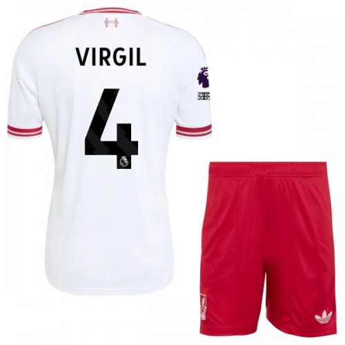 Officiële Voetbalshirt + Korte Broek Liverpool Virgil 4 Uit 2026-27 - Kids Officiële Voetbalshirt + Korte Broek Liverpool Virgil 4 Uit 2026-27 - Kids