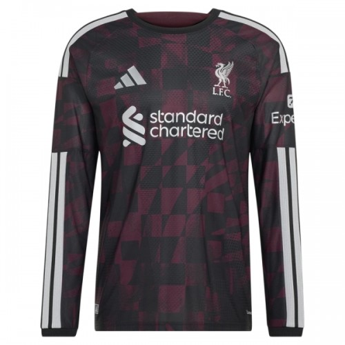 Officiële Voetbalshirt Liverpool Derde 2026-27 Lange Mouw - Heren Officiële Voetbalshirt Liverpool Derde 2026-27 Lange Mouw - Heren