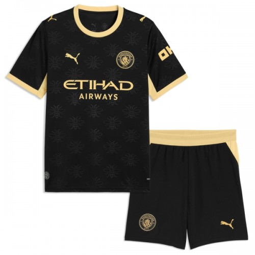 Officiële Voetbalshirt + Korte Broek Manchester City Uit 2026-27 - Kids Officiële Voetbalshirt + Korte Broek Manchester City Uit 2026-27 - Kids