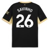 Officiële Voetbalshirt Manchester City Savinho 26 Uit 2026-27 - Heren Officiële Voetbalshirt Manchester City Savinho 26 Uit 2026-27 - Heren