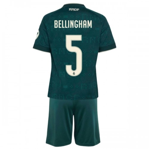 Officiële Voetbalshirt + Korte Broek Real Madrid Bellingham 5 Uit 2026-27 - Kids Officiële Voetbalshirt + Korte Broek Real Madrid Bellingham 5 Uit 2026-27 - Kids