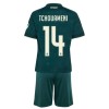 Officiële Voetbalshirt + Korte Broek Real Madrid Tchouameni 14 Uit 2026-27 - Kids Officiële Voetbalshirt + Korte Broek Real Madrid Tchouameni 14 Uit 2026-27 - Kids