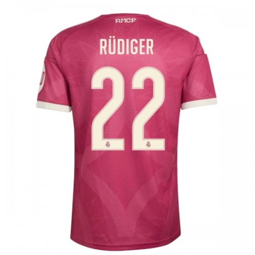 Officiële Voetbalshirt Real Madrid Rudiger 22 Derde 2026-27 - Heren Officiële Voetbalshirt Real Madrid Rudiger 22 Derde 2026-27 - Heren