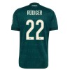 Officiële Voetbalshirt Real Madrid Rudiger 22 Uit 2026-27 - Heren Officiële Voetbalshirt Real Madrid Rudiger 22 Uit 2026-27 - Heren