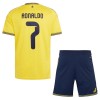 Officiële Voetbalshirt + Korte Broek Al Nassr Ronaldo 7 Thuis 2026-27 - Kids Officiële Voetbalshirt + Korte Broek Al Nassr Ronaldo 7 Thuis 2026-27 - Kids