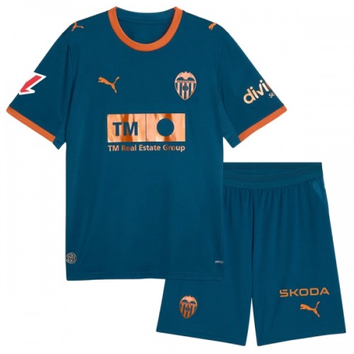 Officiële Voetbalshirt + Korte Broek Valencia CF Uit 2026-27 - Kids Officiële Voetbalshirt + Korte Broek Valencia CF Uit 2026-27 - Kids