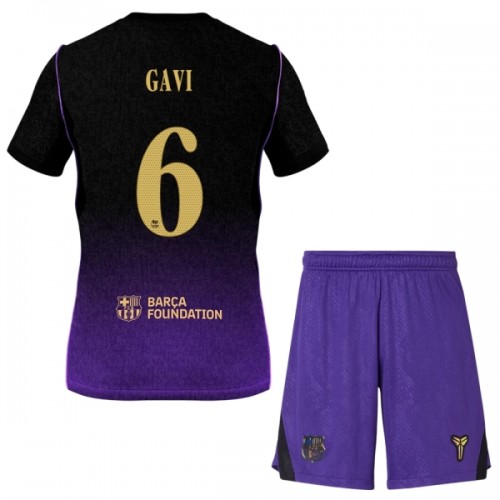 Officiële Voetbalshirt + Korte Broek FC Barcelona Gavi 6 Uit 2026-27 - Kids Officiële Voetbalshirt + Korte Broek FC Barcelona Gavi 6 Uit 2026-27 - Kids
