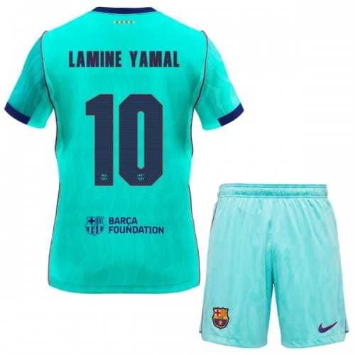 Officiële Voetbalshirt + Korte Broek FC Barcelona Lamine Yamal 10 Derde 2026-27 - Kids Officiële Voetbalshirt + Korte Broek FC Barcelona Lamine Yamal 10 Derde 2026-27 - Kids