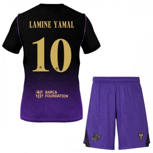 Officiële Voetbalshirt + Korte Broek FC Barcelona Lamine Yamal 10 Uit 2026-27 - Kids Officiële Voetbalshirt + Korte Broek FC Barcelona Lamine Yamal 10 Uit 2026-27 - Kids