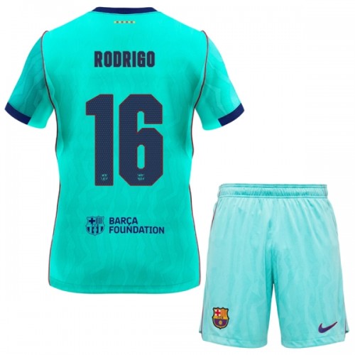 Officiële Voetbalshirt + Korte Broek FC Barcelona Rodrigo 16 Derde 2026-27 - Kids Officiële Voetbalshirt + Korte Broek FC Barcelona Rodrigo 16 Derde 2026-27 - Kids