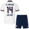 Officiële Voetbalshirt + Korte Broek FC Bayern München Luis Diaz 14 Uit 2026-27 - Kids Officiële Voetbalshirt + Korte Broek FC Bayern München Luis Diaz 14 Uit 2026-27 - Kids