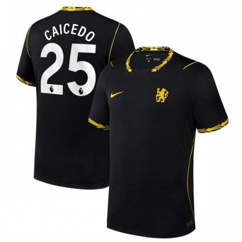 Officiële Voetbalshirt Chelsea Caicedo 25 Uit 2026-27 - Heren Officiële Voetbalshirt Chelsea Caicedo 25 Uit 2026-27 - Heren