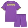 Officiële Voetbalshirt + Korte Broek Borussia Dortmund Derde 2026-27 - Kids