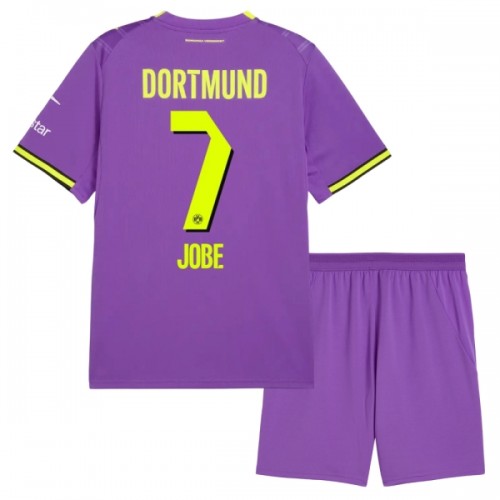 Officiële Voetbalshirt + Korte Broek Borussia Dortmund Jobe 7 Derde 2026-27 - Kids Officiële Voetbalshirt + Korte Broek Borussia Dortmund Jobe 7 Derde 2026-27 - Kids