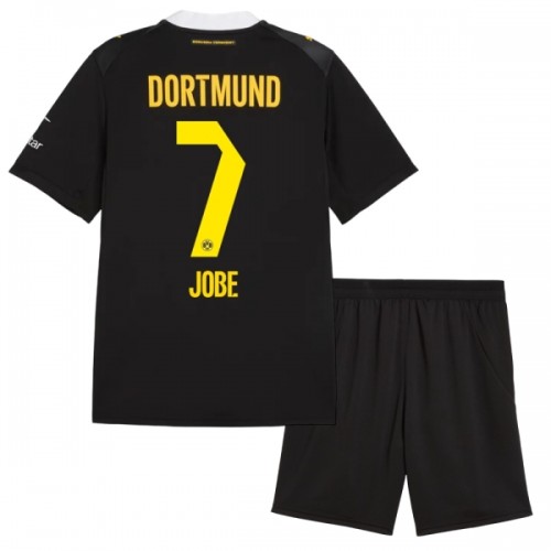 Officiële Voetbalshirt + Korte Broek Borussia Dortmund Jobe 7 Uit 2026-27 - Kids Officiële Voetbalshirt + Korte Broek Borussia Dortmund Jobe 7 Uit 2026-27 - Kids