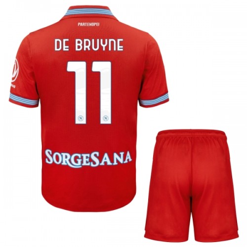 Officiële Voetbalshirt + Korte Broek SSC Napoli De Bruyne 11 Derde 2026-27 - Kids Officiële Voetbalshirt + Korte Broek SSC Napoli De Bruyne 11 Derde 2026-27 - Kids