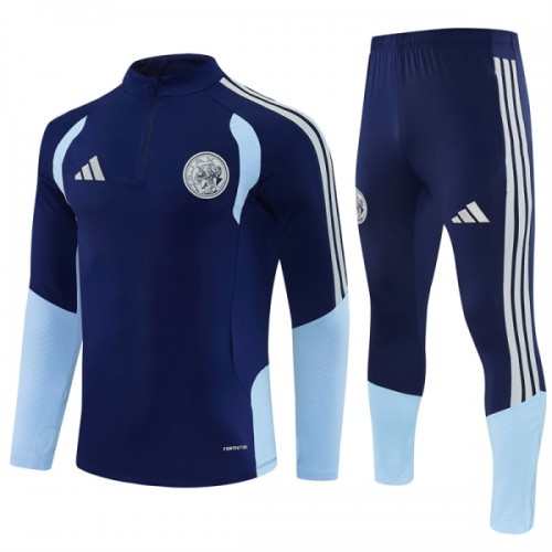 Ajax Trainings Sweatshirt Quarter-zip 2026-27 Blauwe - Heren Ajax Trainings Sweatshirt Quarter-zip 2026-27 Blauwe - Heren