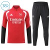 Arsenal Trainings Sweatshirt Quarter-zip 2026-27 Rode - Kids Arsenal Trainings Sweatshirt Quarter-zip 2026-27 Rode - Kids