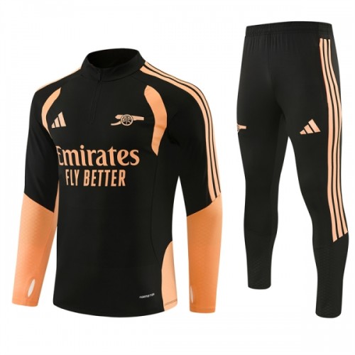 Arsenal Trainings Sweatshirt Quarter-zip 2026-27 Zwarte - Heren Arsenal Trainings Sweatshirt Quarter-zip 2026-27 Zwarte - Heren