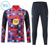 Barcelona Trainings Sweatshirt Quarter-zip 2026-27 Rode - Kids