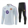 Barcelona Trainings Sweatshirt Quarter-zip 2026-27 Witte - Heren Barcelona Trainings Sweatshirt Quarter-zip 2026-27 Witte - Heren