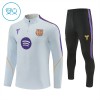 Barcelona Trainings Sweatshirt Quarter-zip 2026-27 Witte - Kids