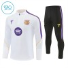 Barcelona Trainings Sweatshirt Quarter-zip 2026-27 Witte - Kids Barcelona Trainings Sweatshirt Quarter-zip 2026-27 Witte - Kids