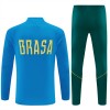 Brazilië Trainings Sweatshirt Quarter-zip 2026-27 Blauwe - Heren