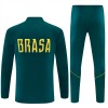 Brazilië Trainings Sweatshirt Quarter-zip 2026-27 Groene - Heren