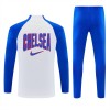 Chelsea Trainings Sweatshirt Quarter-zip 2026-27 Witte - Heren