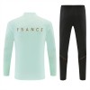 Frankrijk Trainings Sweatshirt Quarter-zip 2026-27 Witte - Heren