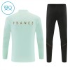 Frankrijk Trainings Sweatshirt Quarter-zip 2026-27 Witte - Kids