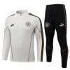 Manchester City Trainings Sweatshirt Quarter-zip 2026-27 Grijze - Heren Manchester City Trainings Sweatshirt Quarter-zip 2026-27 Grijze - Heren